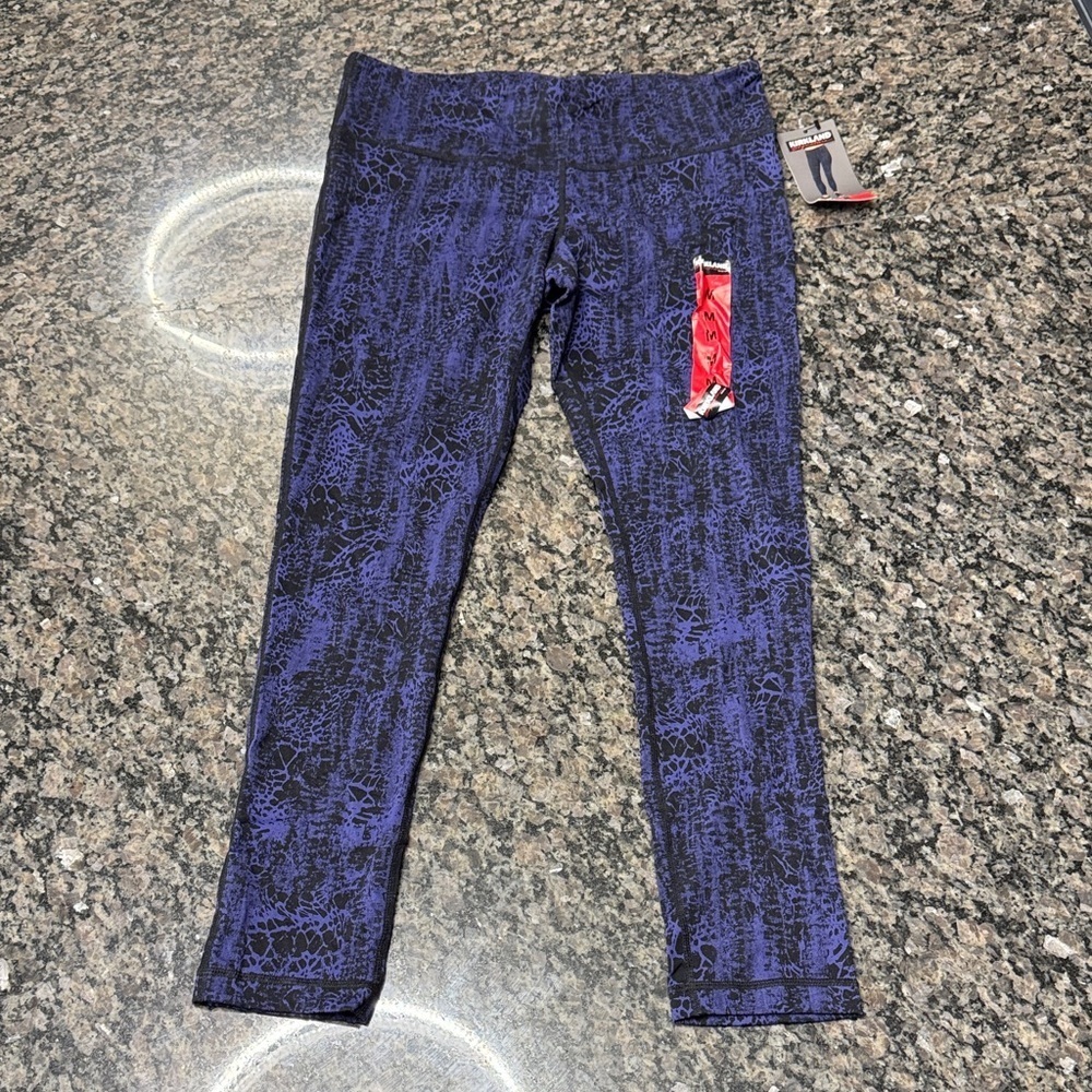Kirkland Signature Leggings in Blue and Black NEW